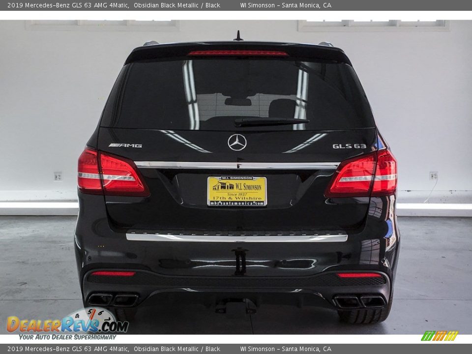 2019 Mercedes-Benz GLS 63 AMG 4Matic Obsidian Black Metallic / Black Photo #3