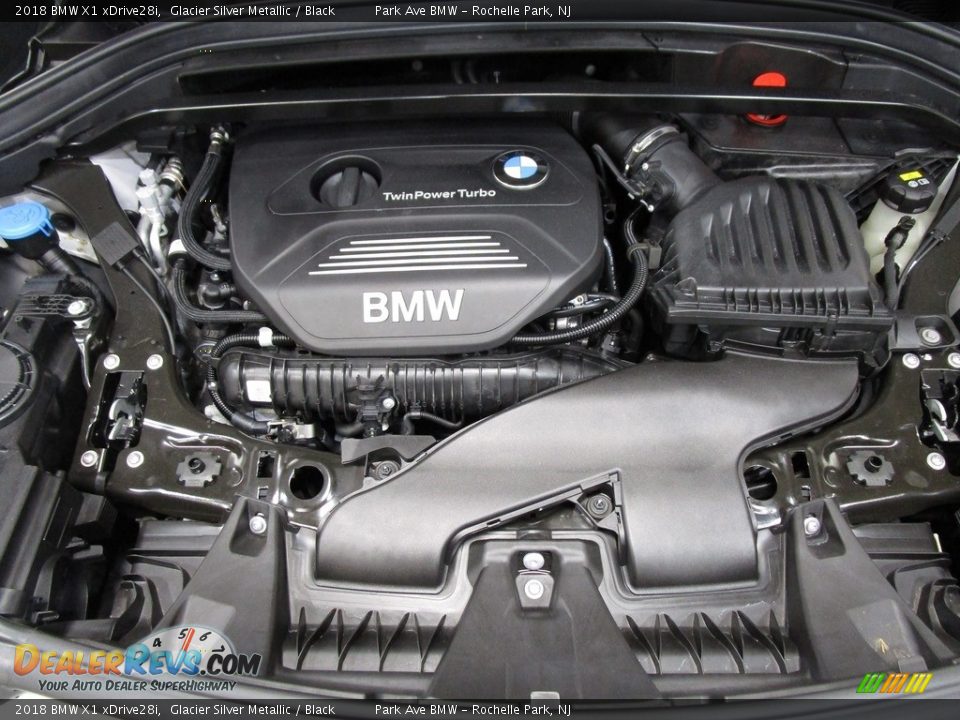 2018 BMW X1 xDrive28i Glacier Silver Metallic / Black Photo #29
