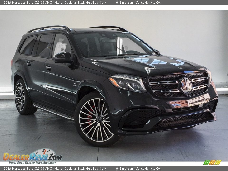 2019 Mercedes-Benz GLS 63 AMG 4Matic Obsidian Black Metallic / Black Photo #10