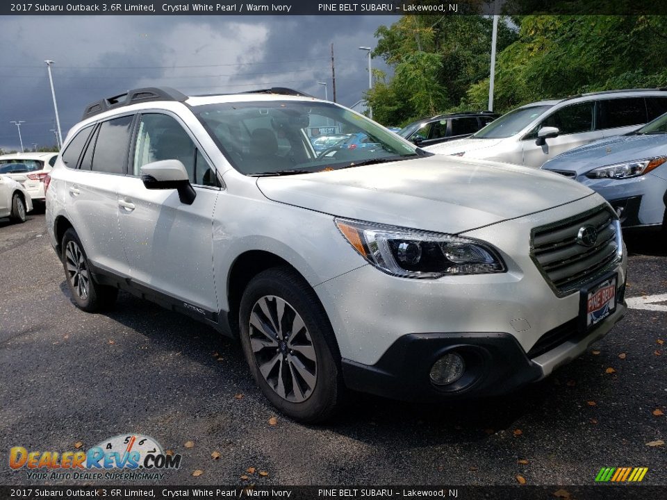 2017 Subaru Outback 3.6R Limited Crystal White Pearl / Warm Ivory Photo #1