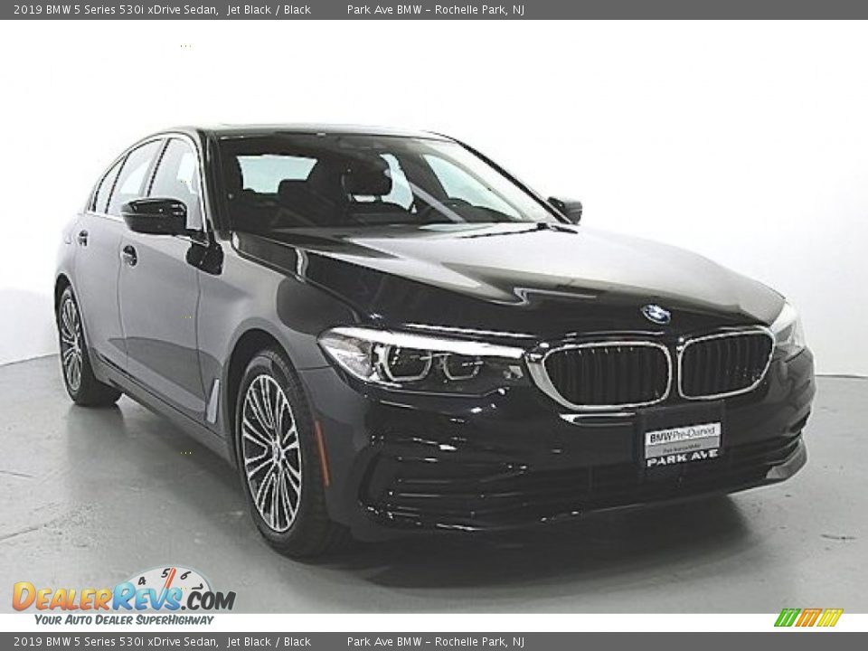 2019 BMW 5 Series 530i xDrive Sedan Jet Black / Black Photo #5