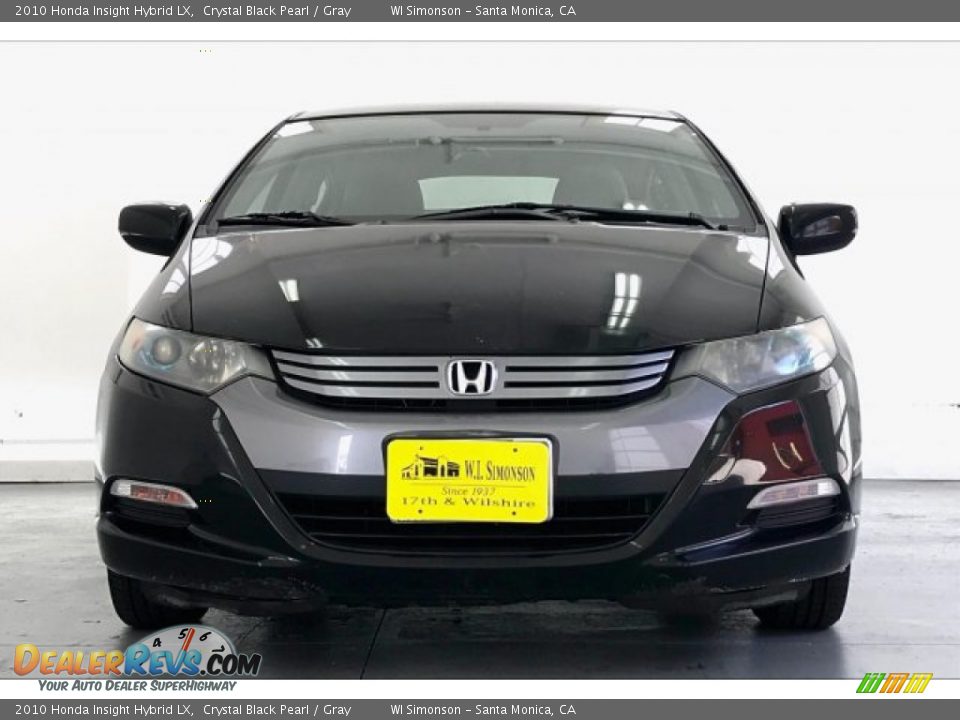 2010 Honda Insight Hybrid LX Crystal Black Pearl / Gray Photo #2