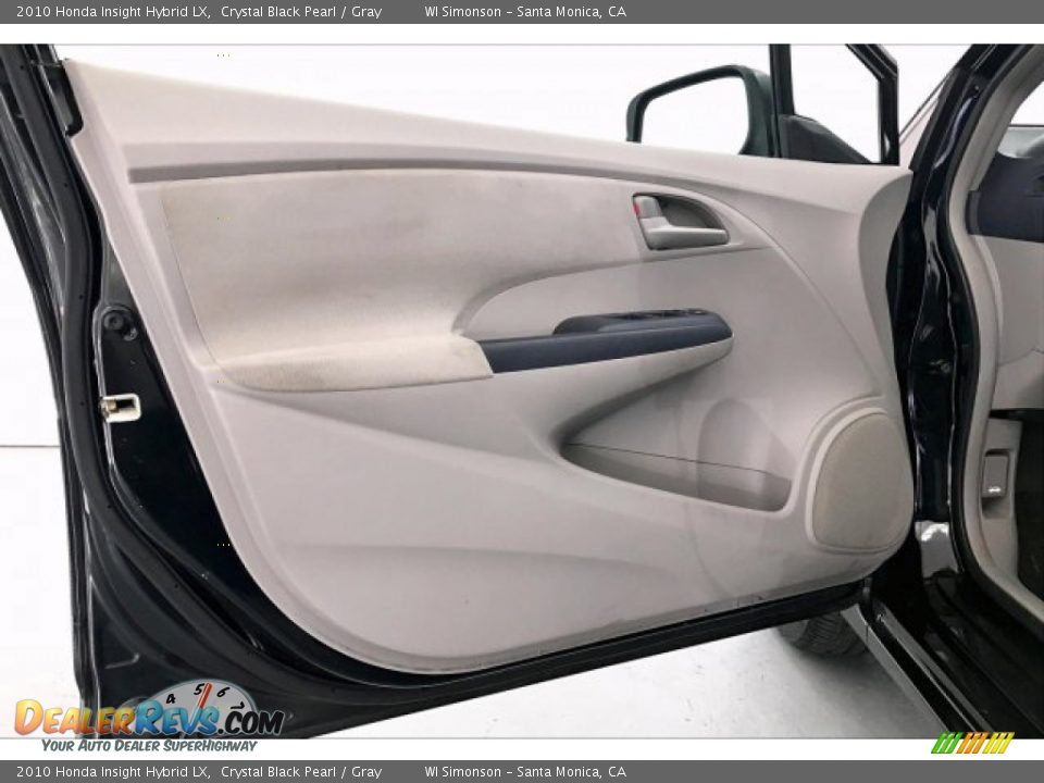 2010 Honda Insight Hybrid LX Crystal Black Pearl / Gray Photo #24