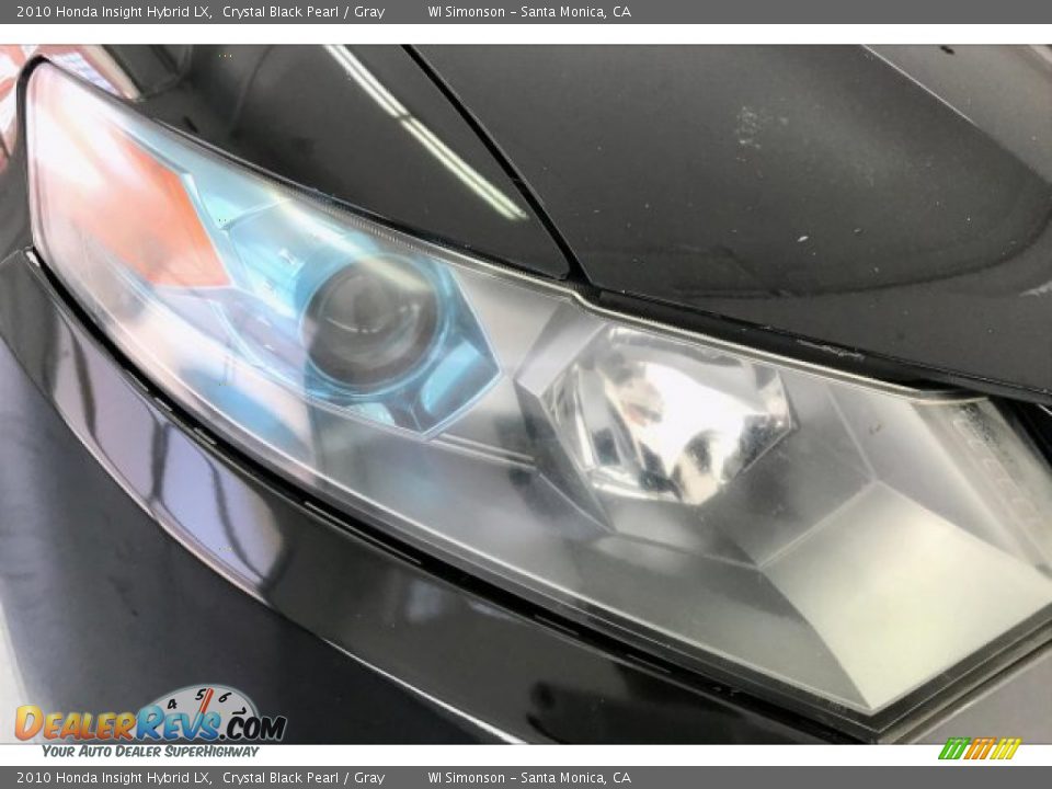 2010 Honda Insight Hybrid LX Crystal Black Pearl / Gray Photo #30