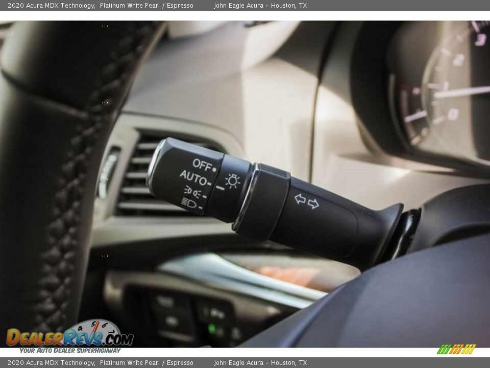 2020 Acura MDX Technology Platinum White Pearl / Espresso Photo #34