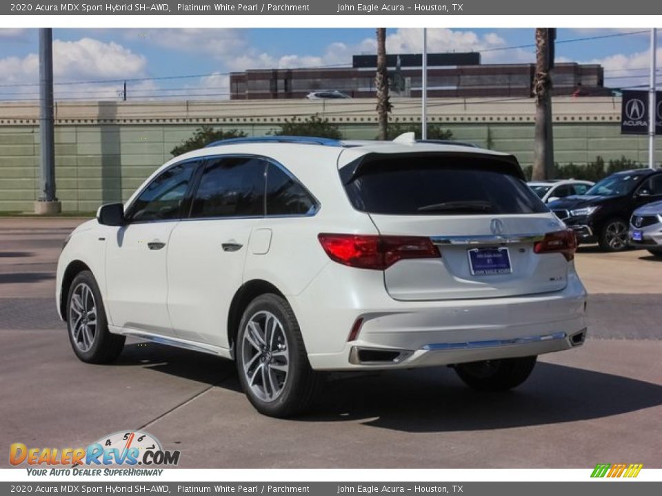 2020 Acura MDX Sport Hybrid SH-AWD Platinum White Pearl / Parchment Photo #5
