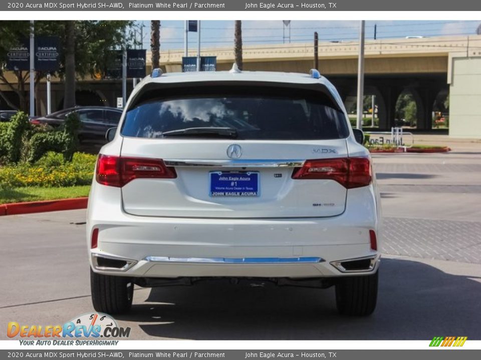 2020 Acura MDX Sport Hybrid SH-AWD Platinum White Pearl / Parchment Photo #6