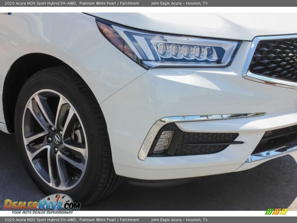 2020 Acura MDX Sport Hybrid SH-AWD Platinum White Pearl / Parchment Photo #11