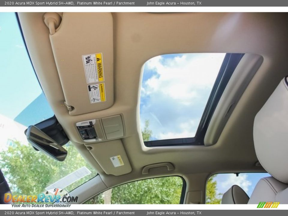 Sunroof of 2020 Acura MDX Sport Hybrid SH-AWD Photo #14
