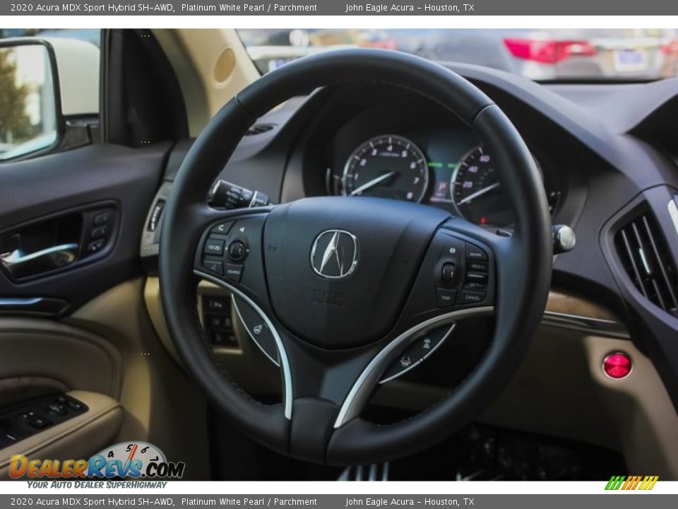 2020 Acura MDX Sport Hybrid SH-AWD Steering Wheel Photo #28