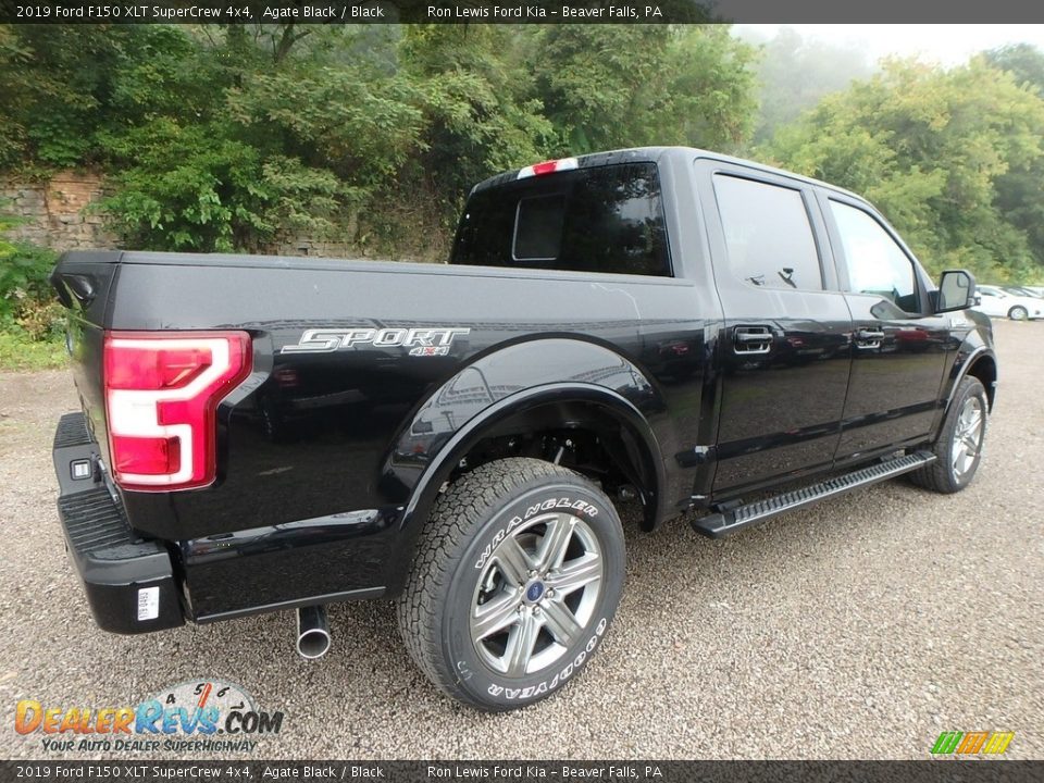 2019 Ford F150 XLT SuperCrew 4x4 Agate Black / Black Photo #2