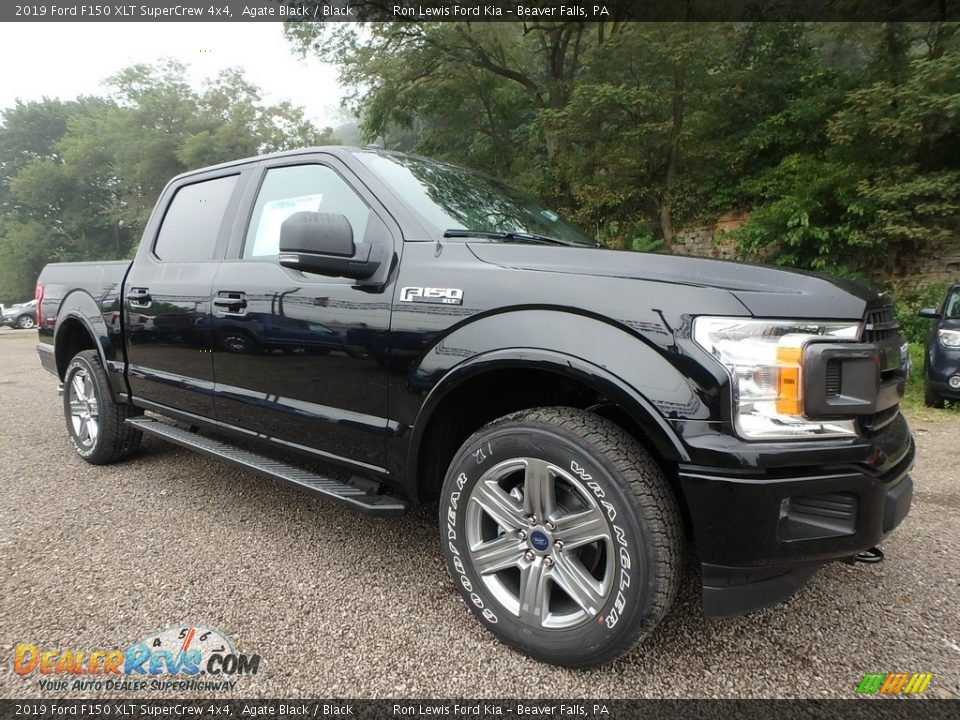 2019 Ford F150 XLT SuperCrew 4x4 Agate Black / Black Photo #8