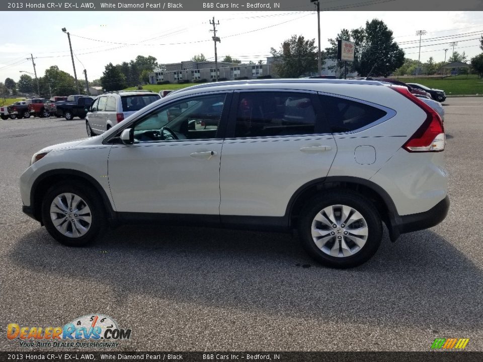 2013 Honda CR-V EX-L AWD White Diamond Pearl / Black Photo #5