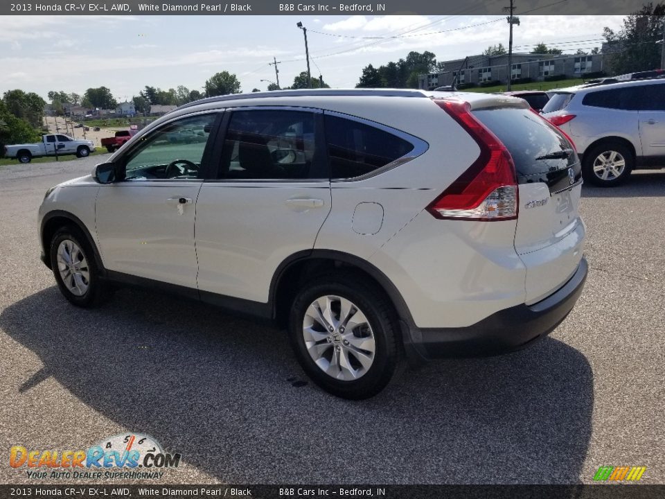 2013 Honda CR-V EX-L AWD White Diamond Pearl / Black Photo #6