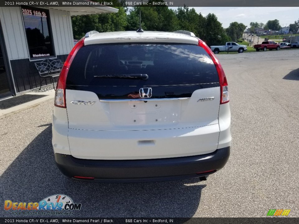 2013 Honda CR-V EX-L AWD White Diamond Pearl / Black Photo #7
