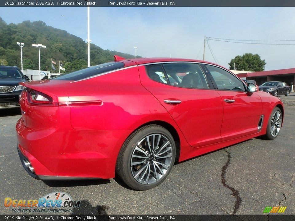 2019 Kia Stinger 2.0L AWD HiChroma Red / Black Photo #2
