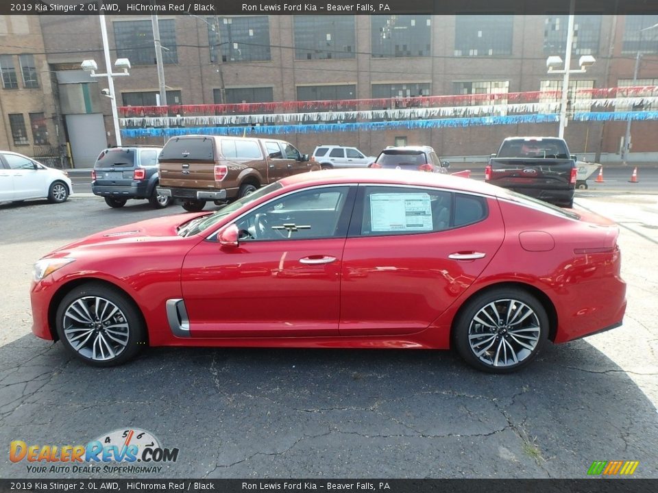 HiChroma Red 2019 Kia Stinger 2.0L AWD Photo #6