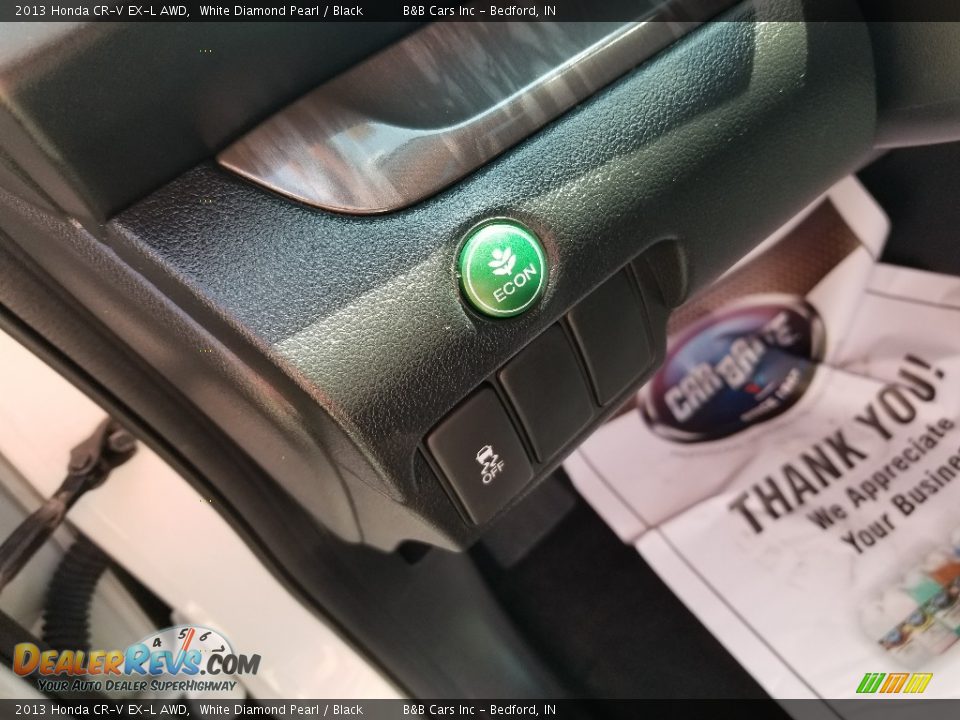 2013 Honda CR-V EX-L AWD White Diamond Pearl / Black Photo #13