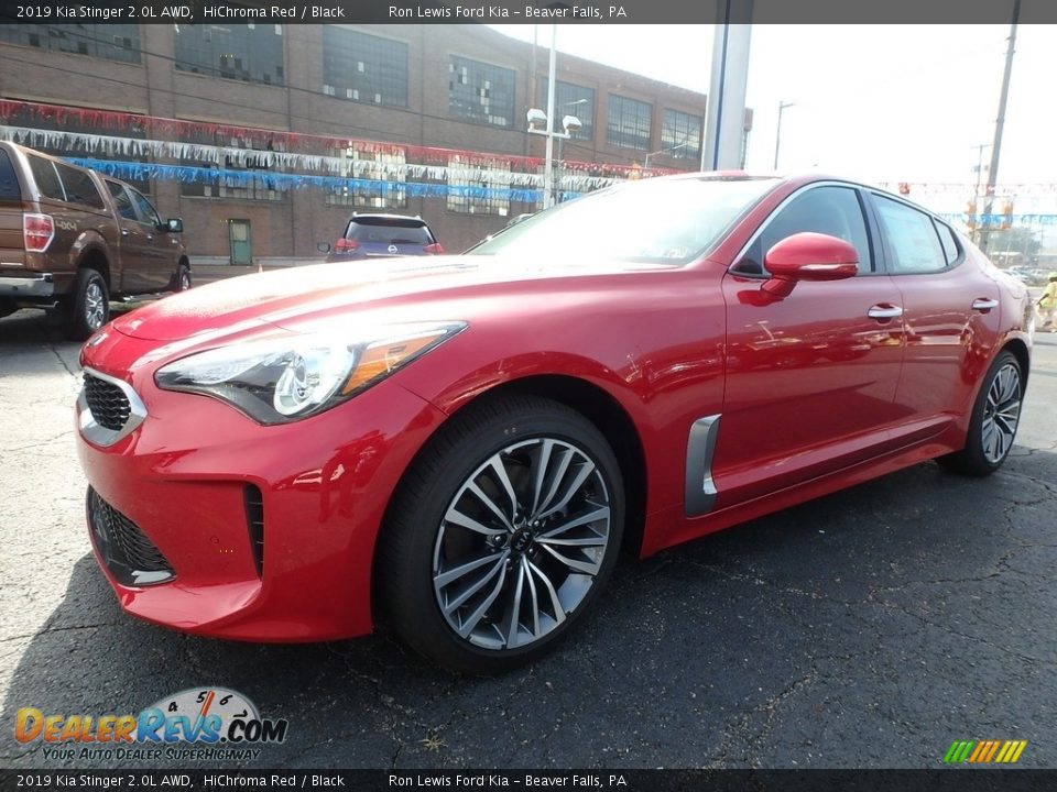 HiChroma Red 2019 Kia Stinger 2.0L AWD Photo #7