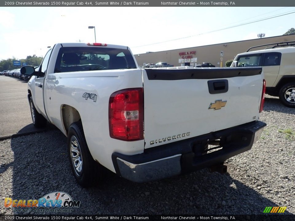 2009 Chevrolet Silverado 1500 Regular Cab 4x4 Summit White / Dark Titanium Photo #2