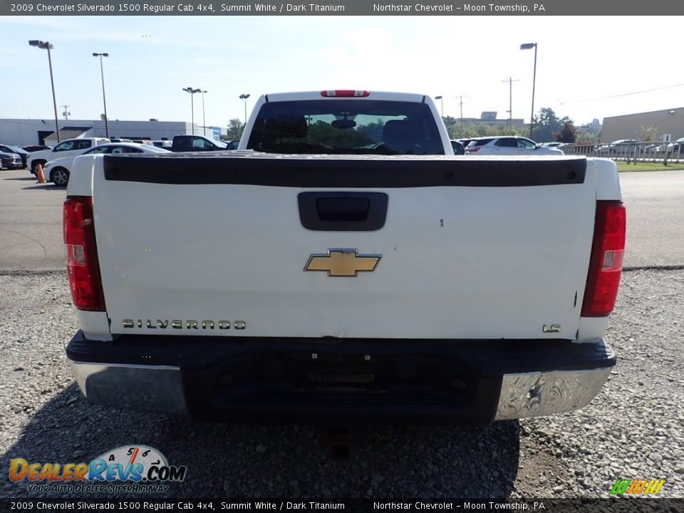 2009 Chevrolet Silverado 1500 Regular Cab 4x4 Summit White / Dark Titanium Photo #3