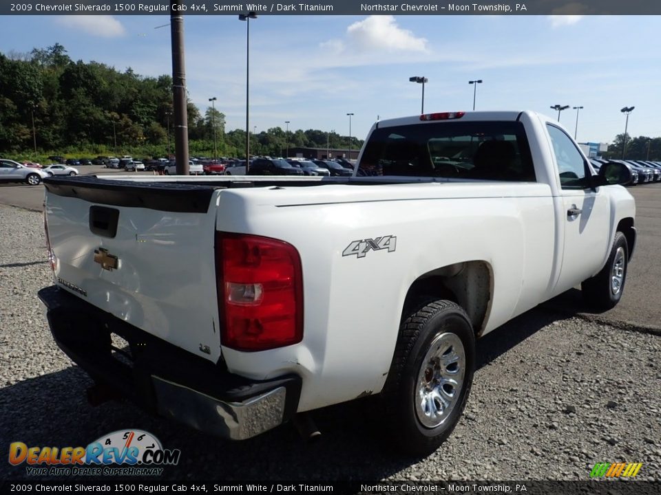 2009 Chevrolet Silverado 1500 Regular Cab 4x4 Summit White / Dark Titanium Photo #4