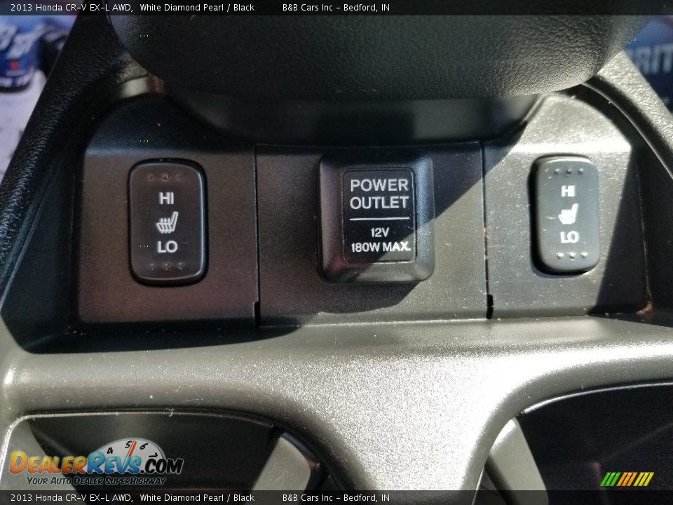 2013 Honda CR-V EX-L AWD White Diamond Pearl / Black Photo #17