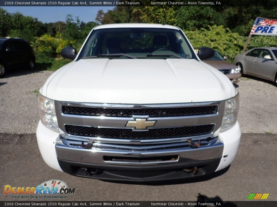 2009 Chevrolet Silverado 1500 Regular Cab 4x4 Summit White / Dark Titanium Photo #6