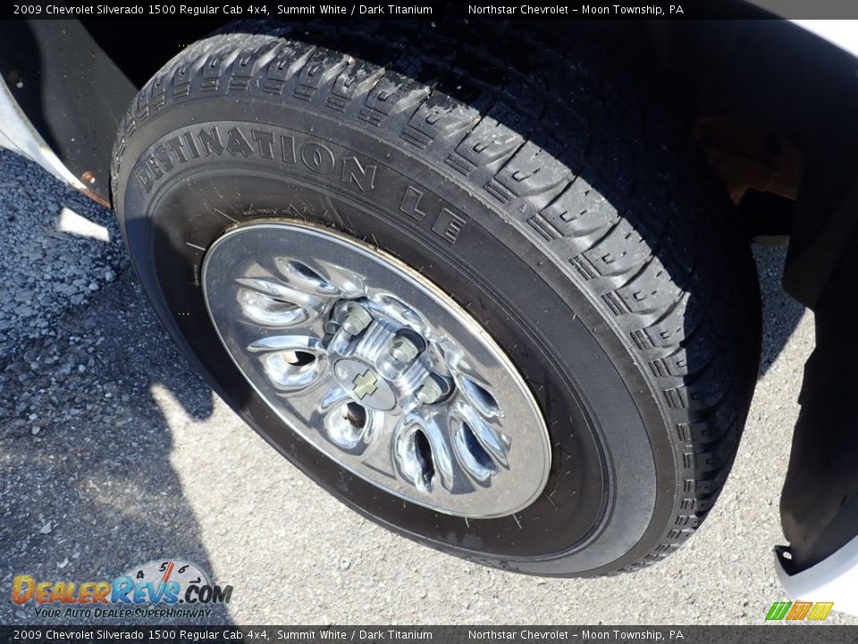 2009 Chevrolet Silverado 1500 Regular Cab 4x4 Summit White / Dark Titanium Photo #7