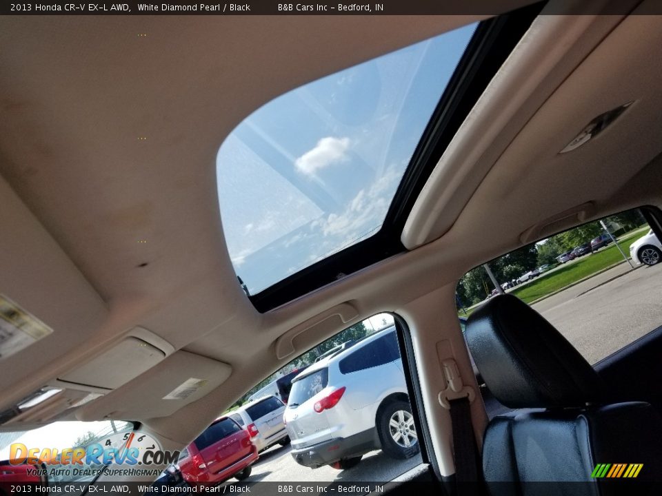 2013 Honda CR-V EX-L AWD White Diamond Pearl / Black Photo #19