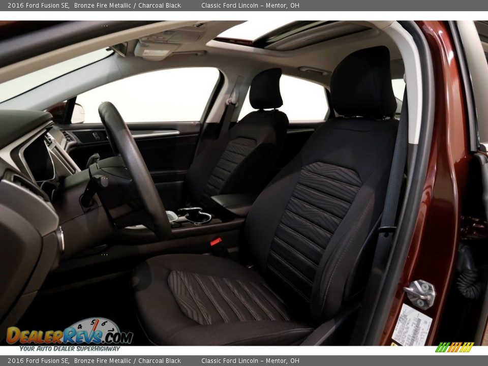 2016 Ford Fusion SE Bronze Fire Metallic / Charcoal Black Photo #6