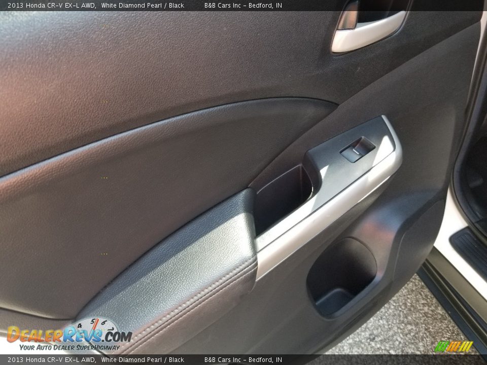2013 Honda CR-V EX-L AWD White Diamond Pearl / Black Photo #20