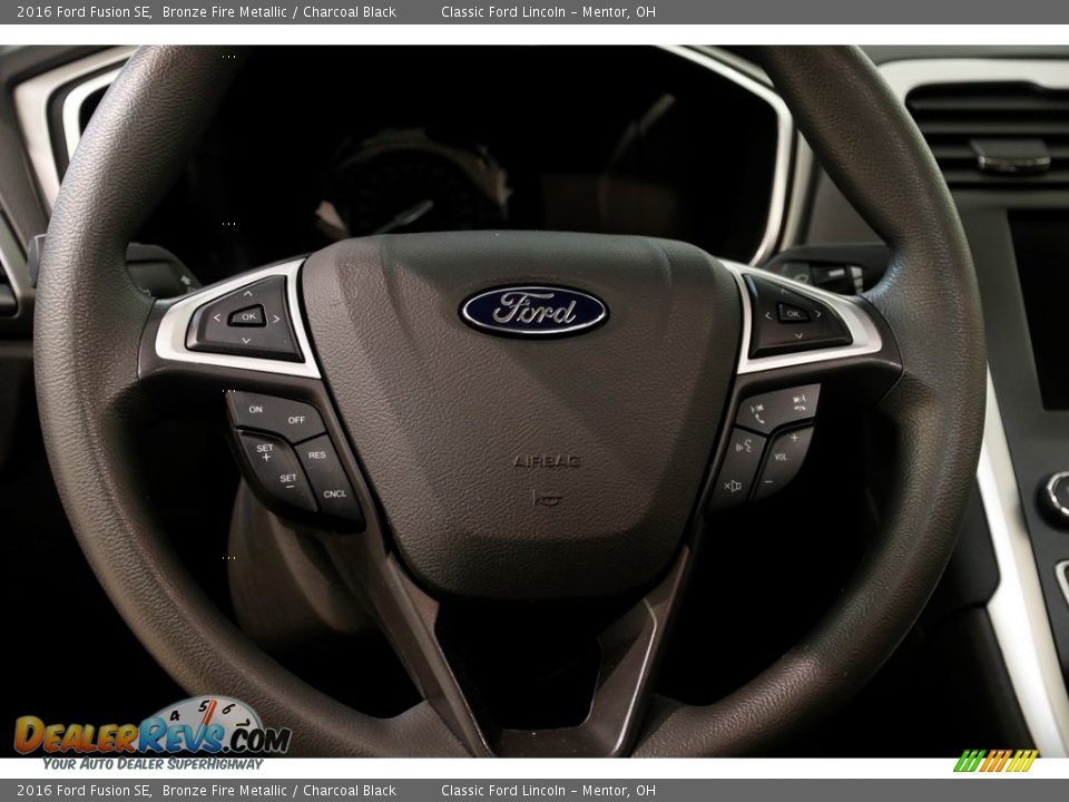 2016 Ford Fusion SE Bronze Fire Metallic / Charcoal Black Photo #8