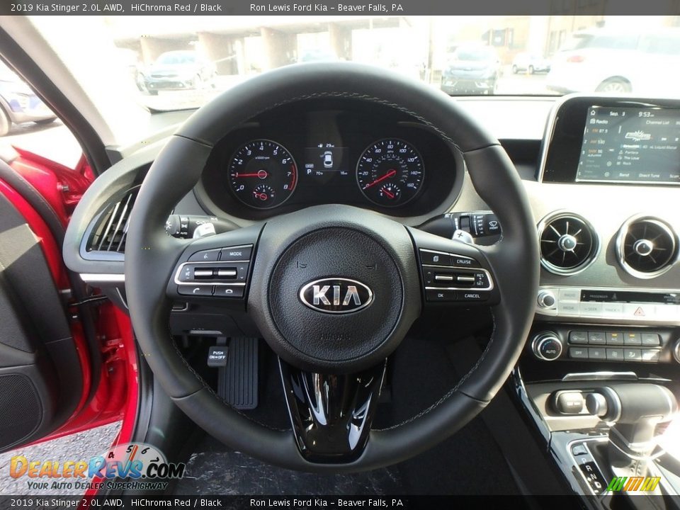 2019 Kia Stinger 2.0L AWD Steering Wheel Photo #17
