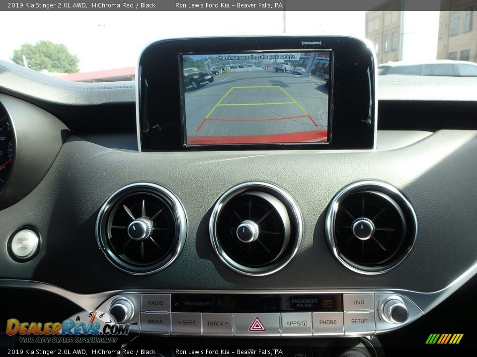 2019 Kia Stinger 2.0L AWD HiChroma Red / Black Photo #18