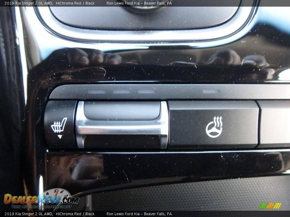 2019 Kia Stinger 2.0L AWD HiChroma Red / Black Photo #19