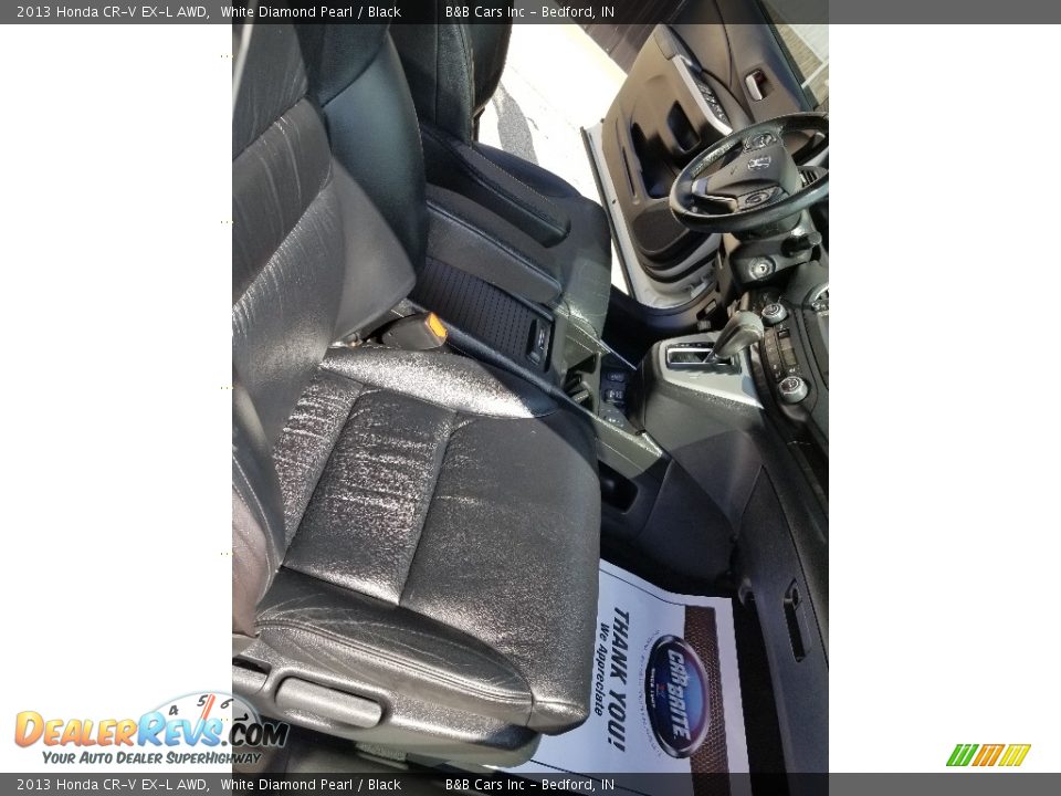 2013 Honda CR-V EX-L AWD White Diamond Pearl / Black Photo #25