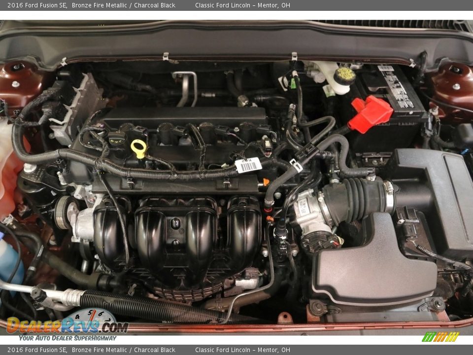 2016 Ford Fusion SE Bronze Fire Metallic / Charcoal Black Photo #21