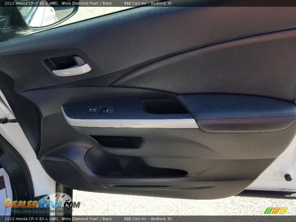 2013 Honda CR-V EX-L AWD White Diamond Pearl / Black Photo #26