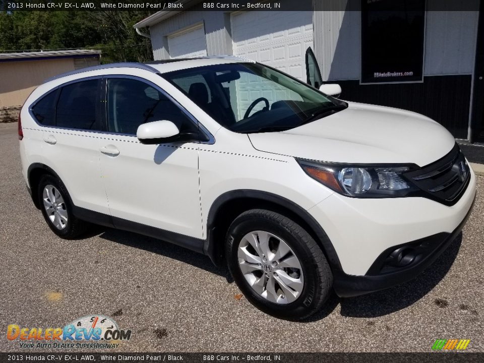 2013 Honda CR-V EX-L AWD White Diamond Pearl / Black Photo #27