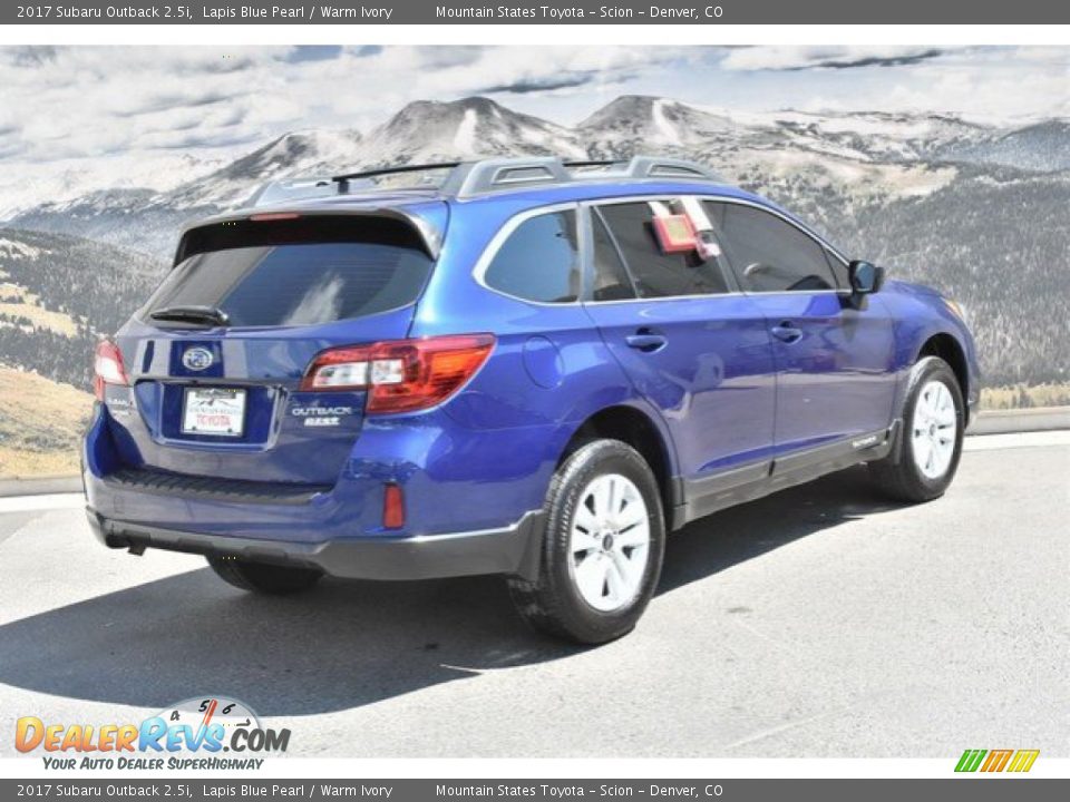 2017 Subaru Outback 2.5i Lapis Blue Pearl / Warm Ivory Photo #3