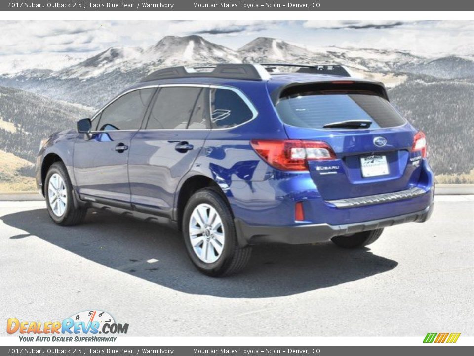 2017 Subaru Outback 2.5i Lapis Blue Pearl / Warm Ivory Photo #7