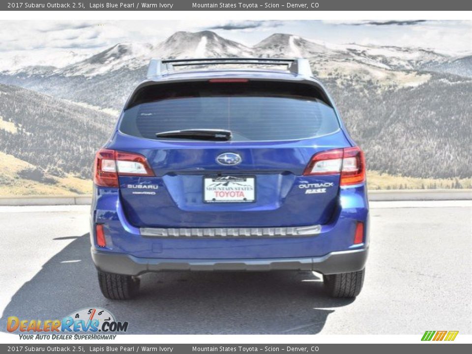2017 Subaru Outback 2.5i Lapis Blue Pearl / Warm Ivory Photo #8