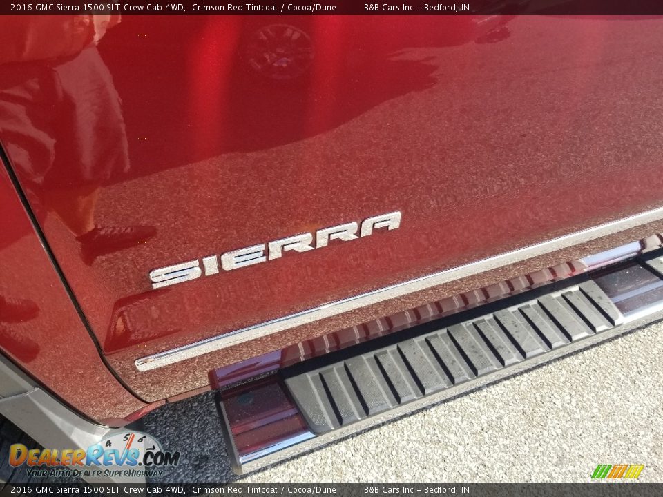 2016 GMC Sierra 1500 SLT Crew Cab 4WD Crimson Red Tintcoat / Cocoa/Dune Photo #12