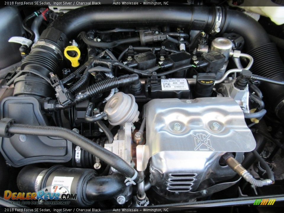 2018 Ford Focus SE Sedan Ingot Silver / Charcoal Black Photo #6