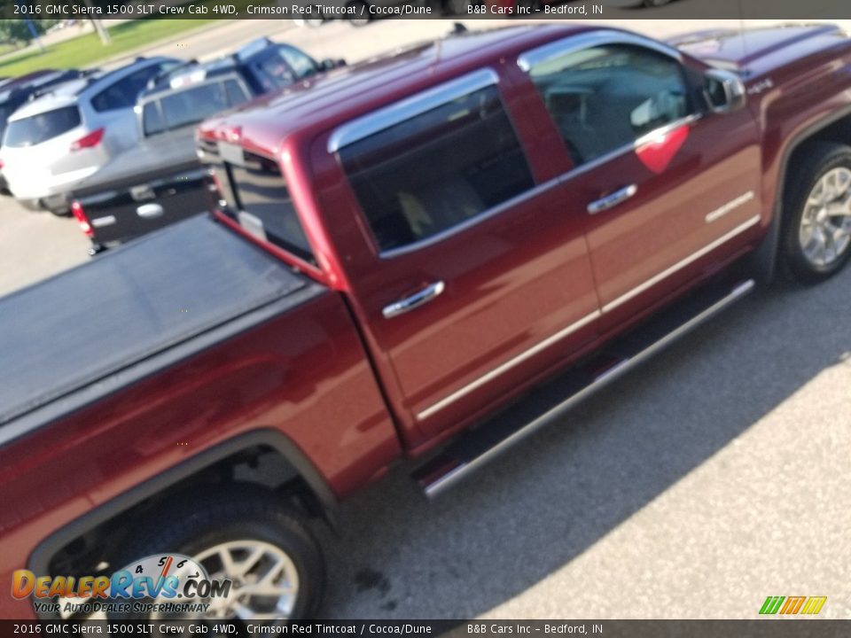 2016 GMC Sierra 1500 SLT Crew Cab 4WD Crimson Red Tintcoat / Cocoa/Dune Photo #31