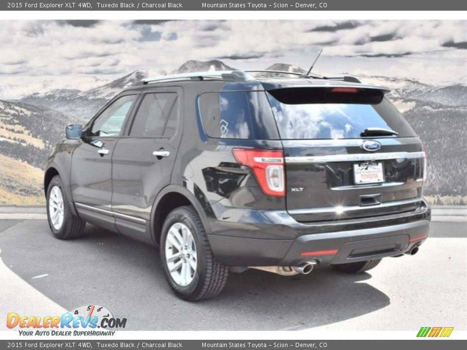 2015 Ford Explorer XLT 4WD Tuxedo Black / Charcoal Black Photo #7