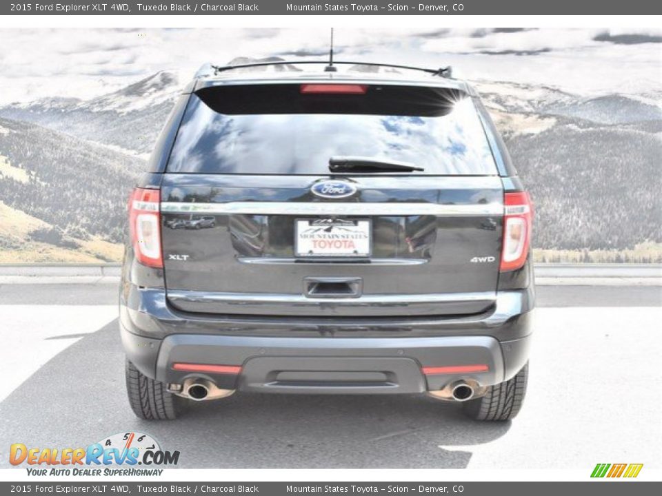 2015 Ford Explorer XLT 4WD Tuxedo Black / Charcoal Black Photo #8