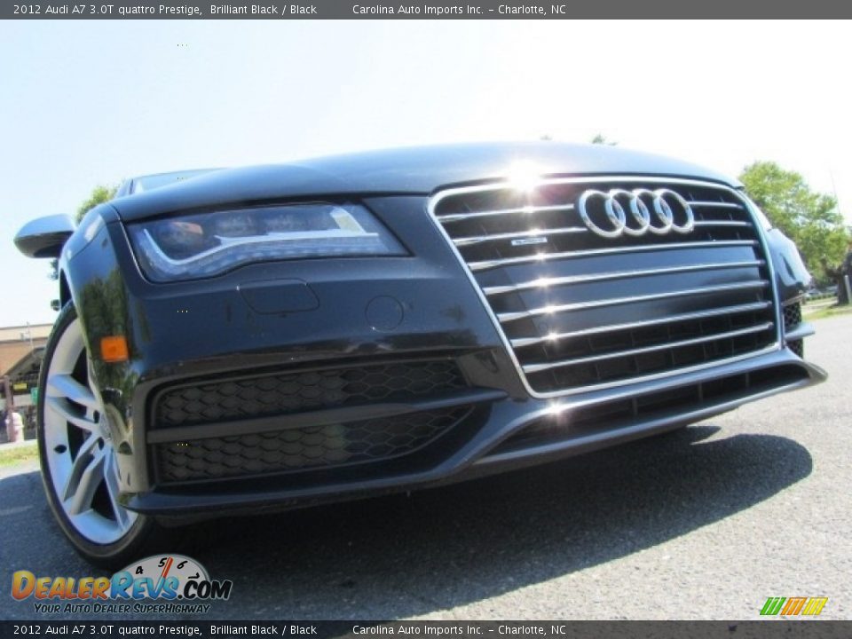 2012 Audi A7 3.0T quattro Prestige Brilliant Black / Black Photo #1