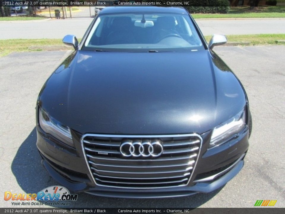 2012 Audi A7 3.0T quattro Prestige Brilliant Black / Black Photo #5